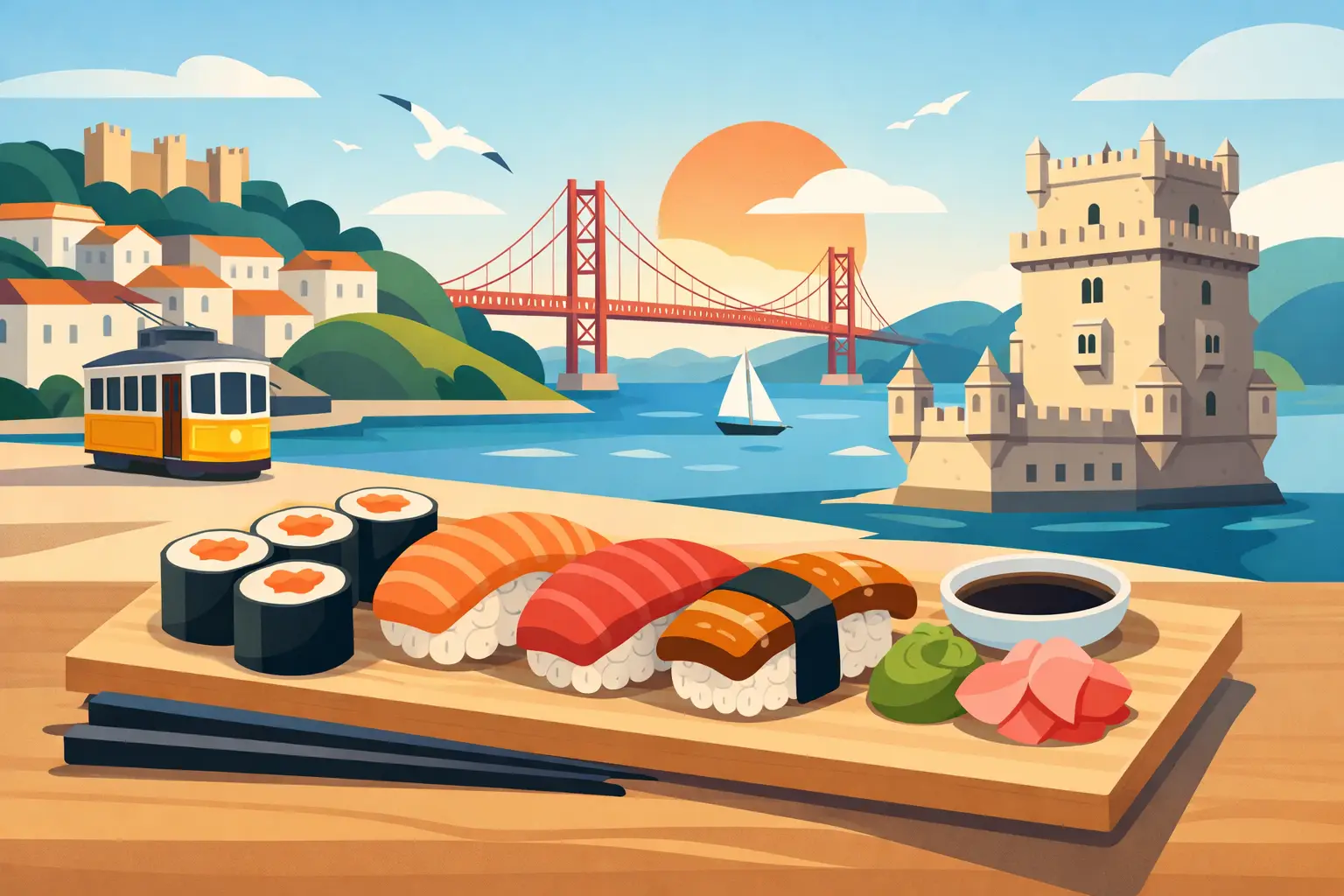 Sushi fresco Lisboa: onde vale mesmo a pena